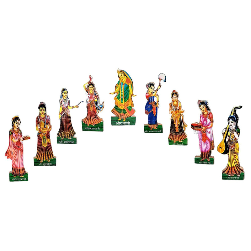 Radha ji With Ashtsakhi